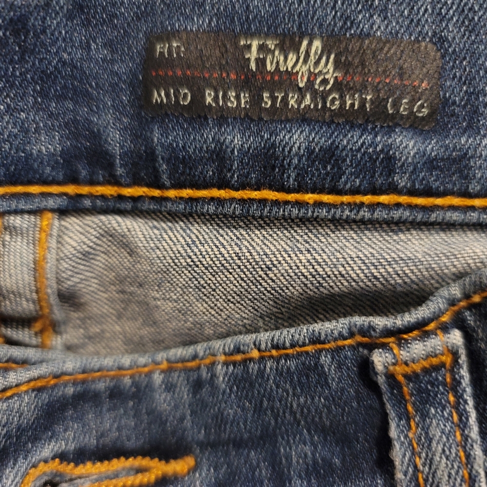 RED ENGINE Firefly Mid Rise Straight Leg Jean Made in America Size 30 - Picture 9 of 16